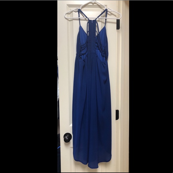 Blue high-low dress - Picture 2 of 2